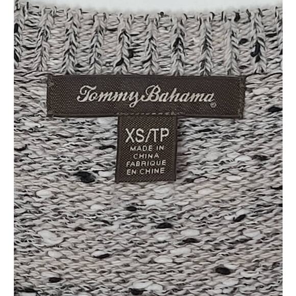 Tommy Bahama tan speckled boucle long sleeve sweater - XS - Picture 2 of 4